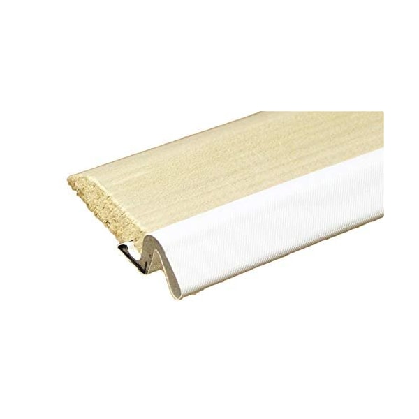Streamline Pattern Door Stop Set, with (White) Q-Lon Weatherstrip Top and Sides